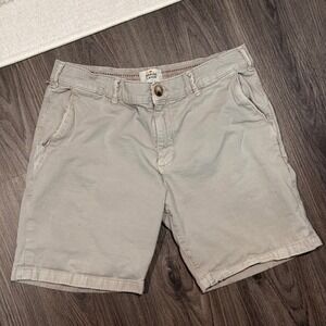 Marine Layer Men's Khaki Chino Shorts Size 33 (actual 30)Summer Casual Everyday